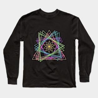 Chakras Abstraction Long Sleeve T-Shirt